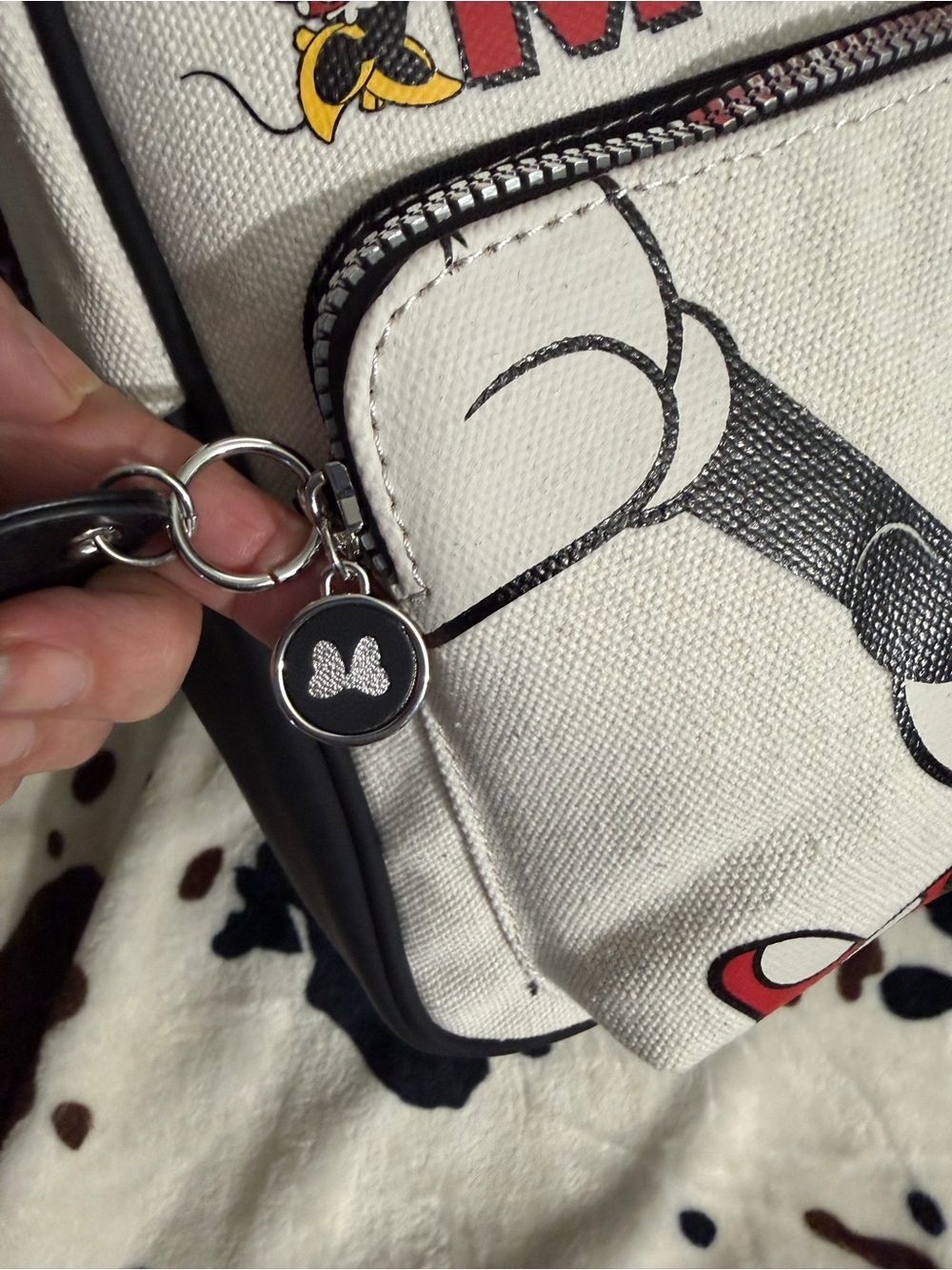 Primark White and Red Minnie Mouse  Mini Backpack - Picture 5 of 5